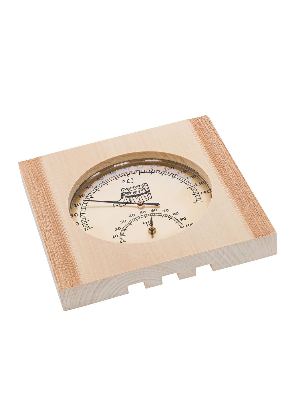 Термогигрометр для сауны ТГС исп. 3 основание - дерево (0…+140 °С, 0-100%) Склоприлад (300101244)