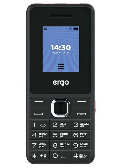 Мобільний телефон E181 Dual Sim Black Ergo (277635331)
