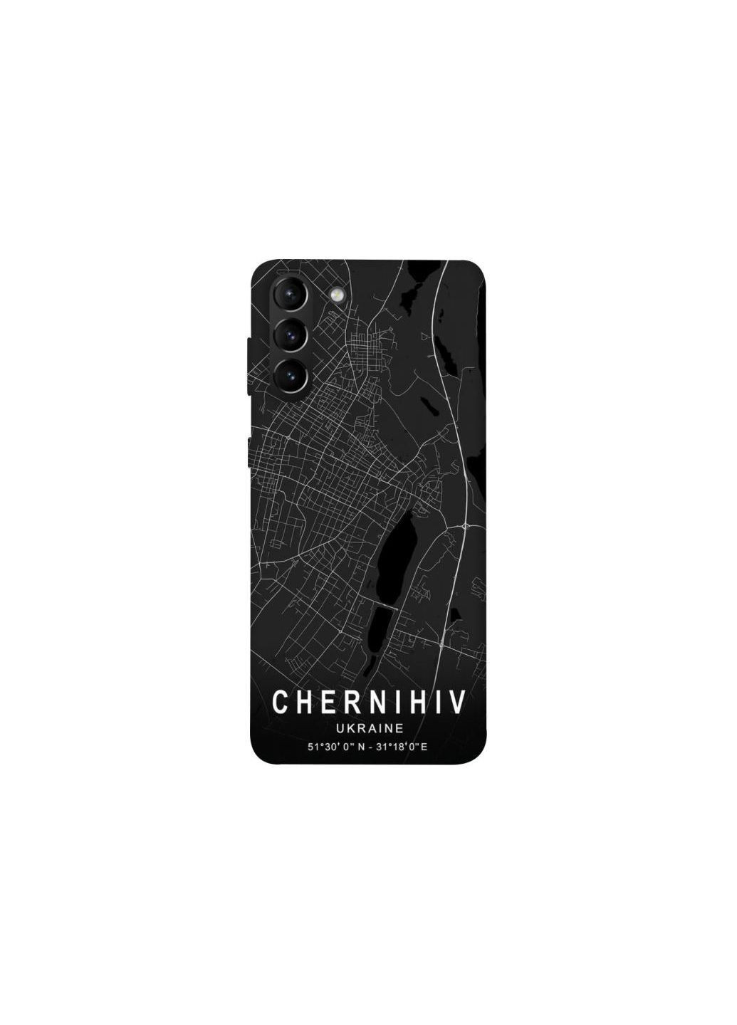 Чехол на Samsung Galaxy S21+ Chernihiv map Frontalka (365305660)