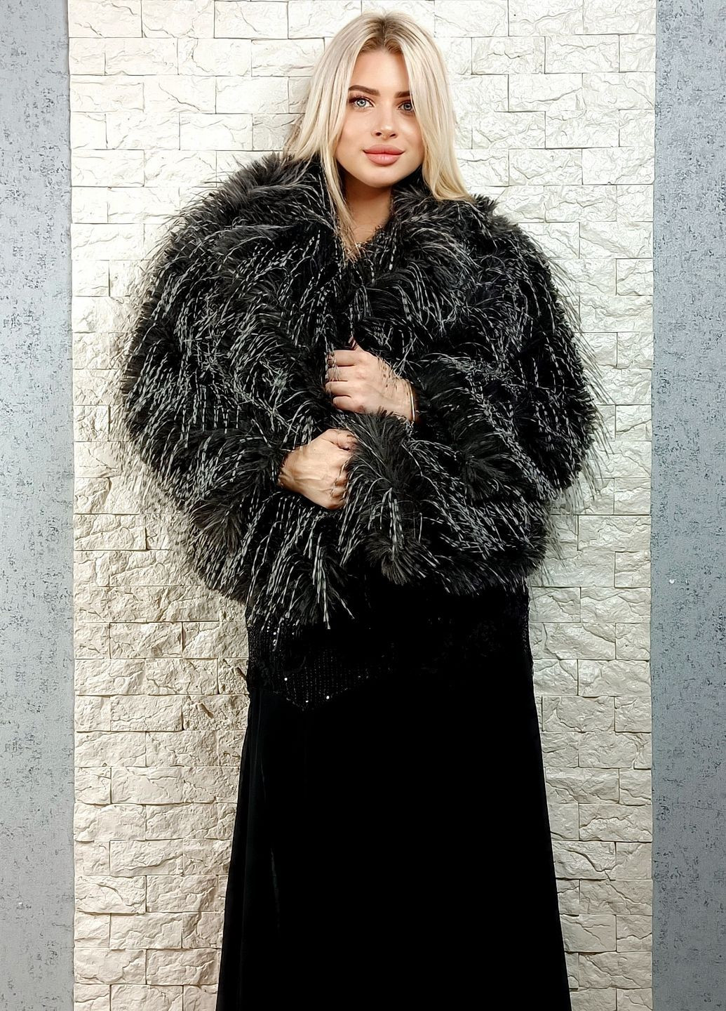 Шуба Mitica&Co з штучного хутра на підкладці (371686850)