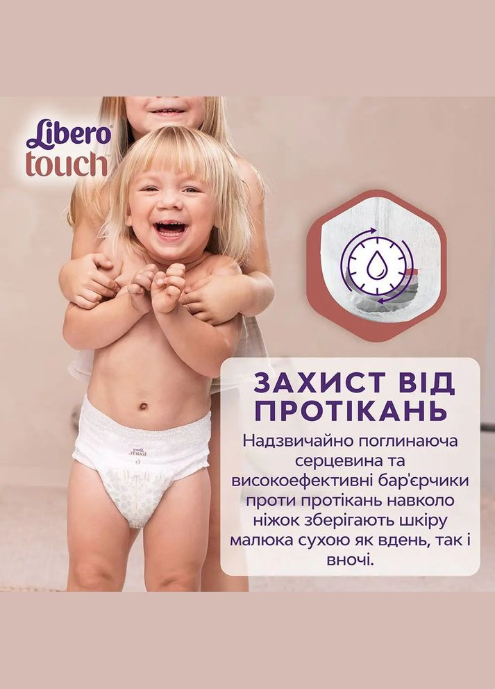 Підгузки-трусики Touch Pants 3 (5-9 кг), 36 шт. (80046) Libero (327223323)