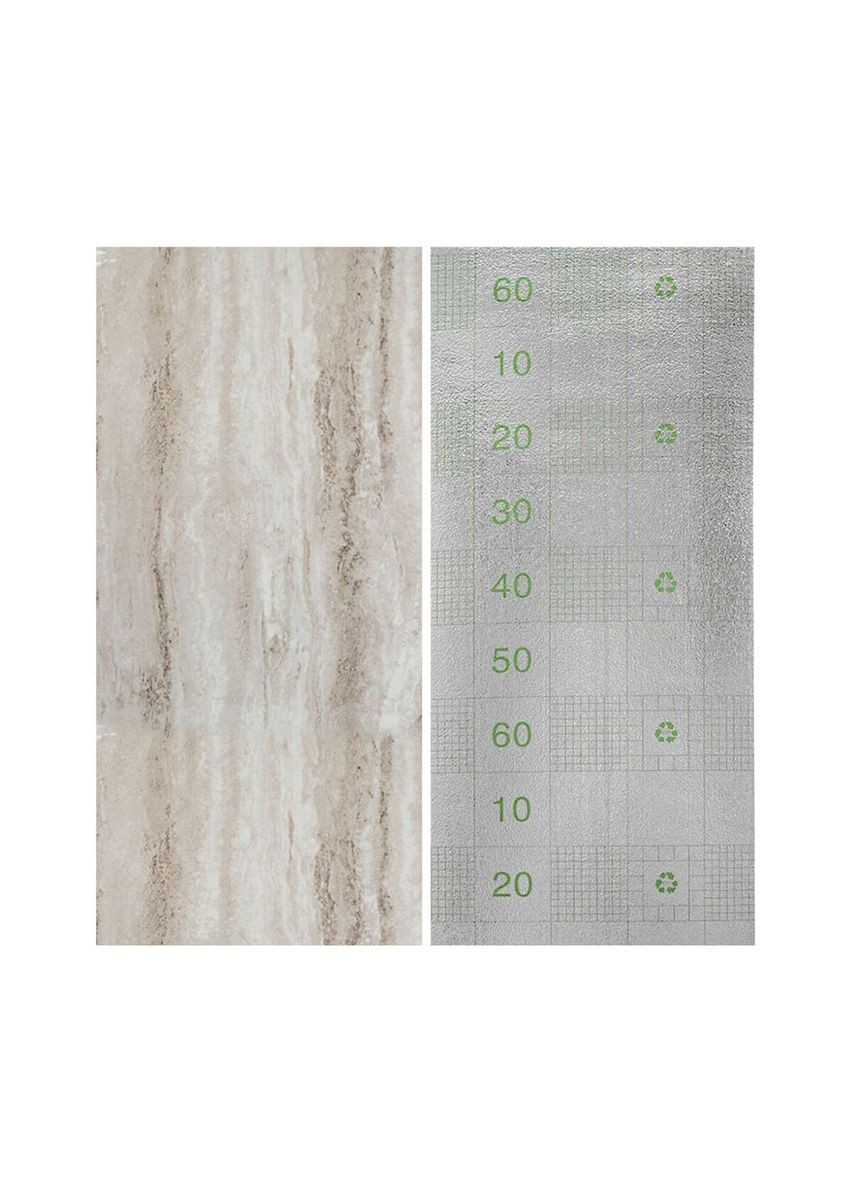 Самоклеюча вінілова плитка в рулоні 600х3000х2мм Перламутровий мармур Глянсова SW-00001283 Sticker Wall (329896111)