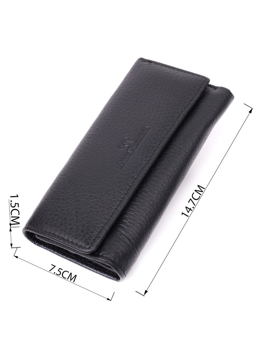 Большая ключница с функцией кошелька из натуральной кожи 22492 st leather (362417548)