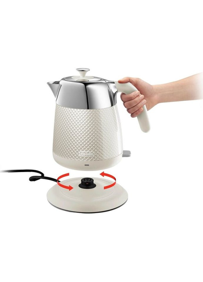 Электрочайник KBL-2001-W 1,6 л бежевый Delonghi (296636513)