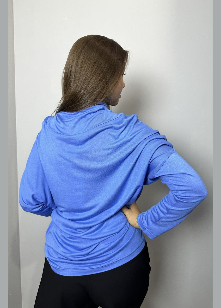 Синий демисезонный женский свитер базовый однотонный электрик mktrg0551-12 Modna KAZKA