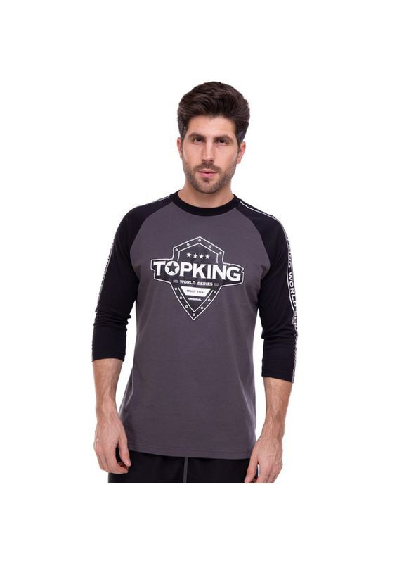 Чоловічий лонгслів спортивний чоловічий TKTSH-019, (06551002) Top King Boxing чорний