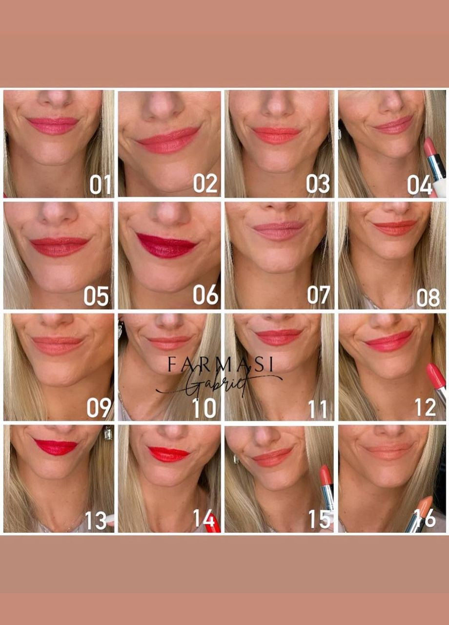 Кремовая помада для губ 01 Country Rose 4 г Farmasi (295439989)