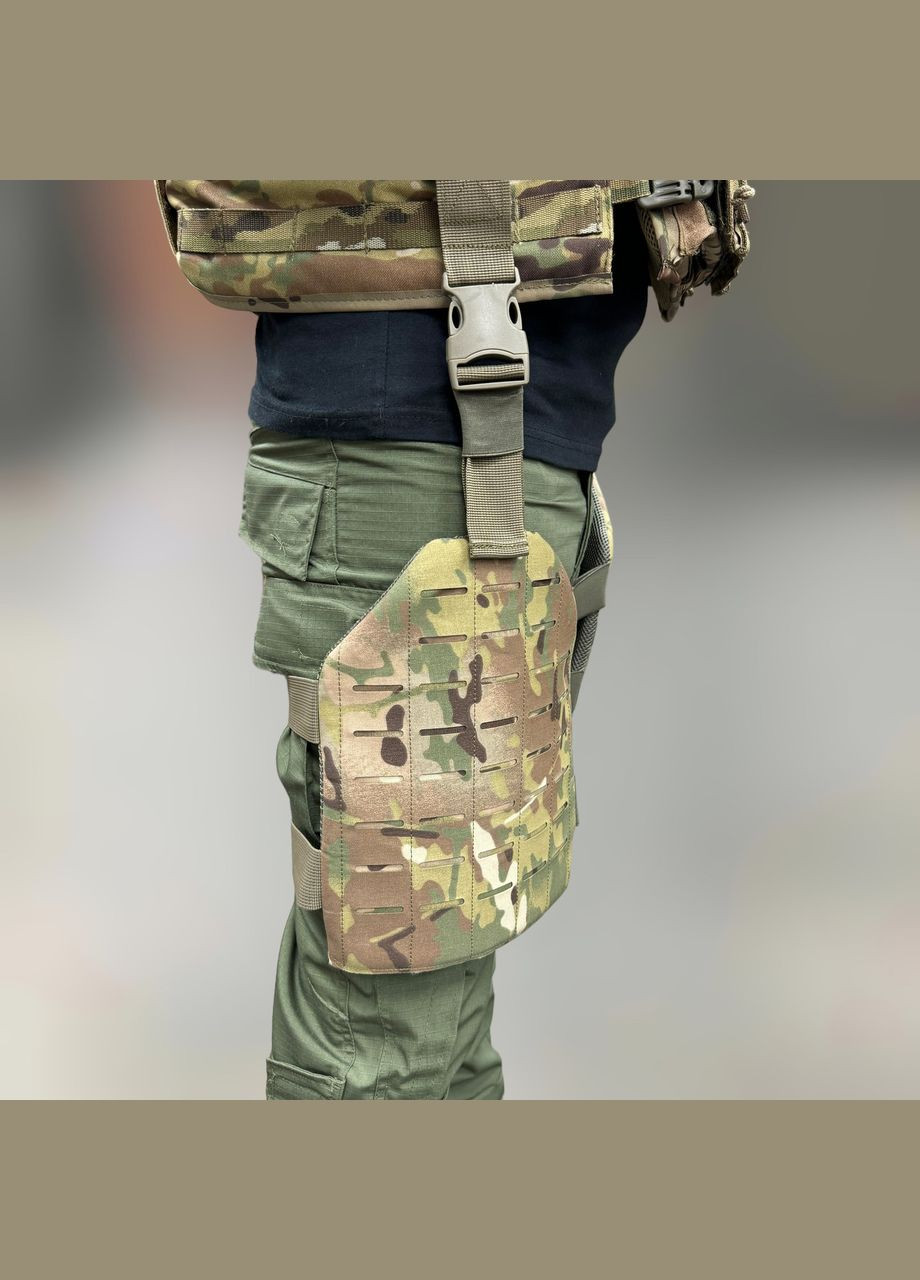 Балістичний захист стегон 2 класу, Стандартний, Мультикам, захист ніг від уламків, балістичний пакет 1 класу Добронь (362601552)