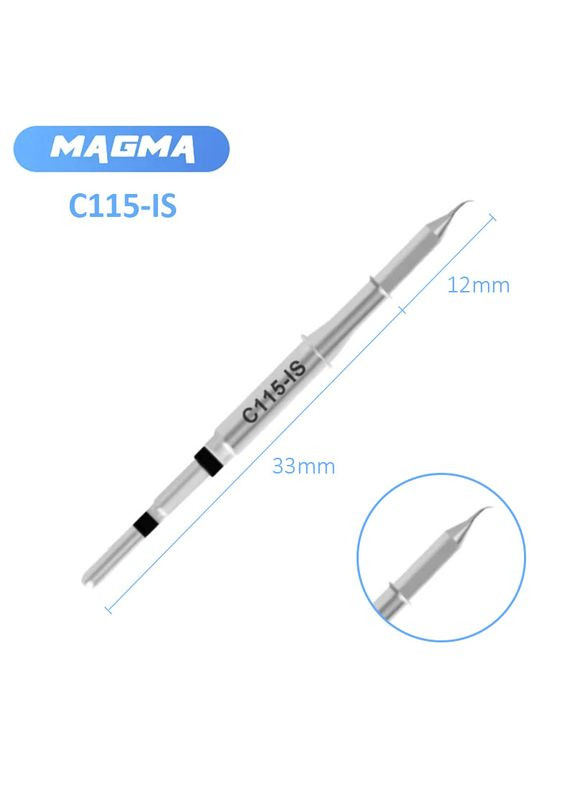 Жало, наконечник Magma C115-IS / вигнутий конус / для паяльника / паяльних станцій Kaisi (330034406)