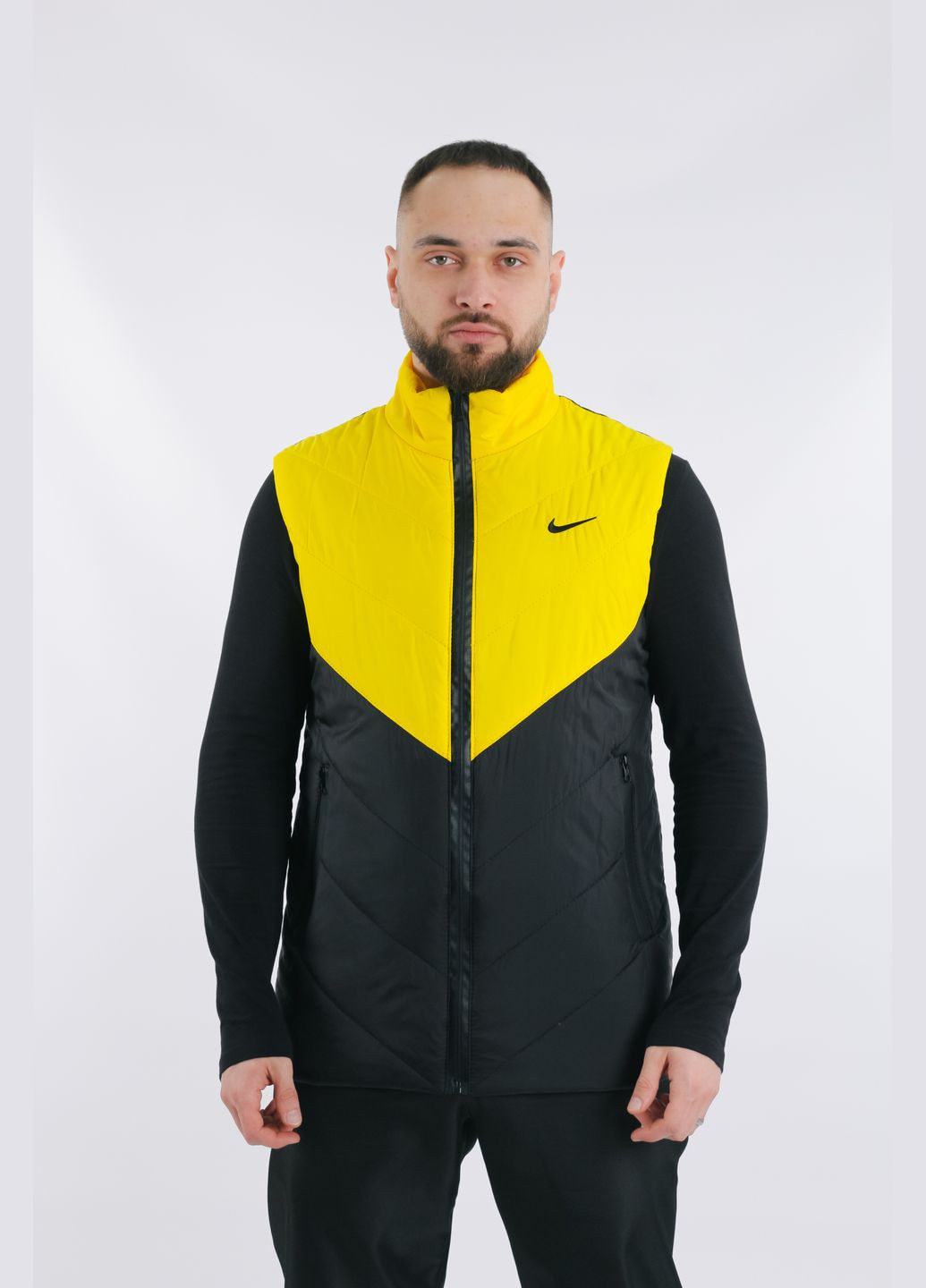 Жилетка чоловіча "Clip" жовто-чорна No Brand (359379775)