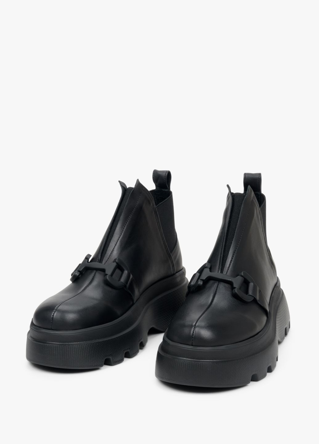 Черевики, колір чорний Estro (325746332)