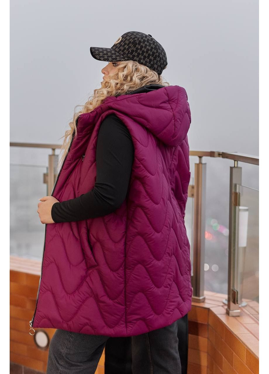 Жилетка Канада стеганая синтепон 50, не промокает с капюшоном Україна (357494177)