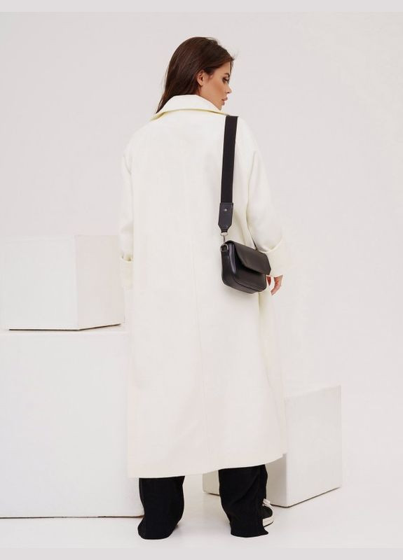 Молочне демісезонне Пальто 13549 молочне ISSA PLUS