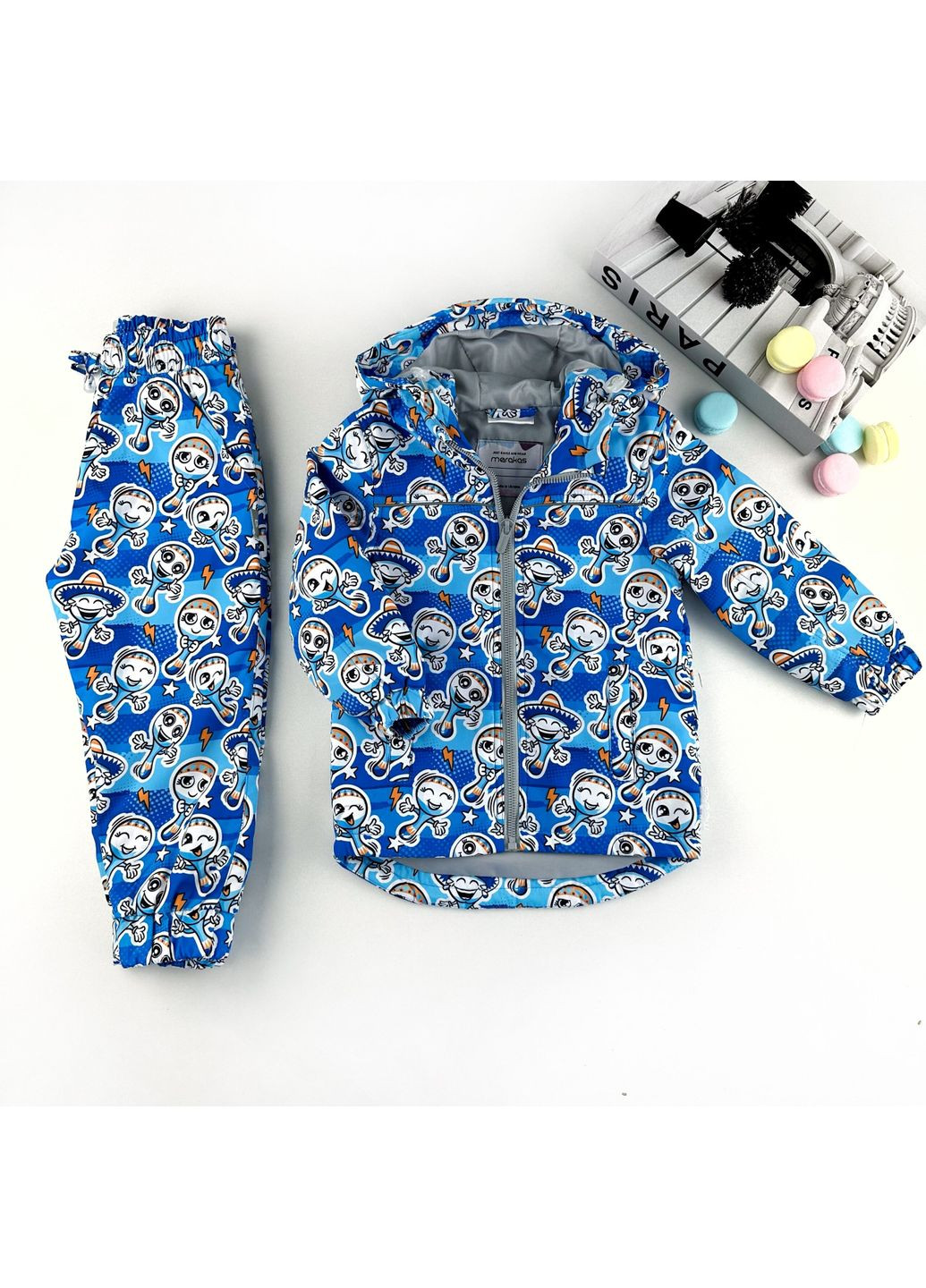 Комбінований демісезонний дитячий демісезонний комплект (куртка + штани) (1-set-ny-sl-dh-p-80-1-06242) Marakas