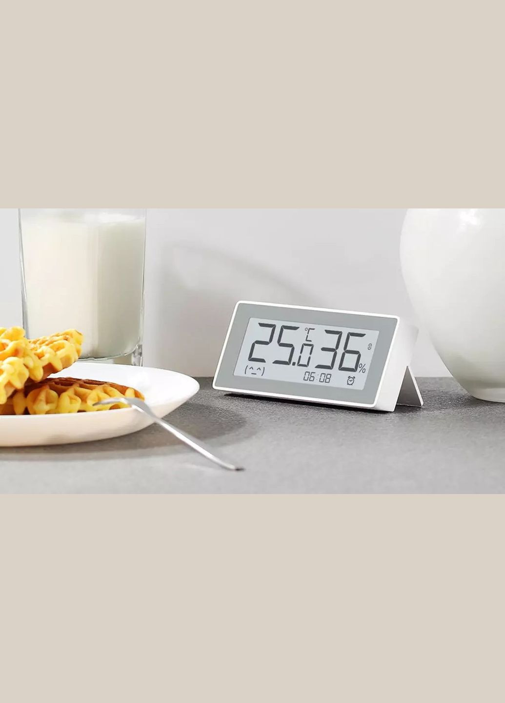 Часы с метеопоказаниями Miaomiaoce Smart clock temperature and humidity meter MHOC303 Xiaomi (279554026)