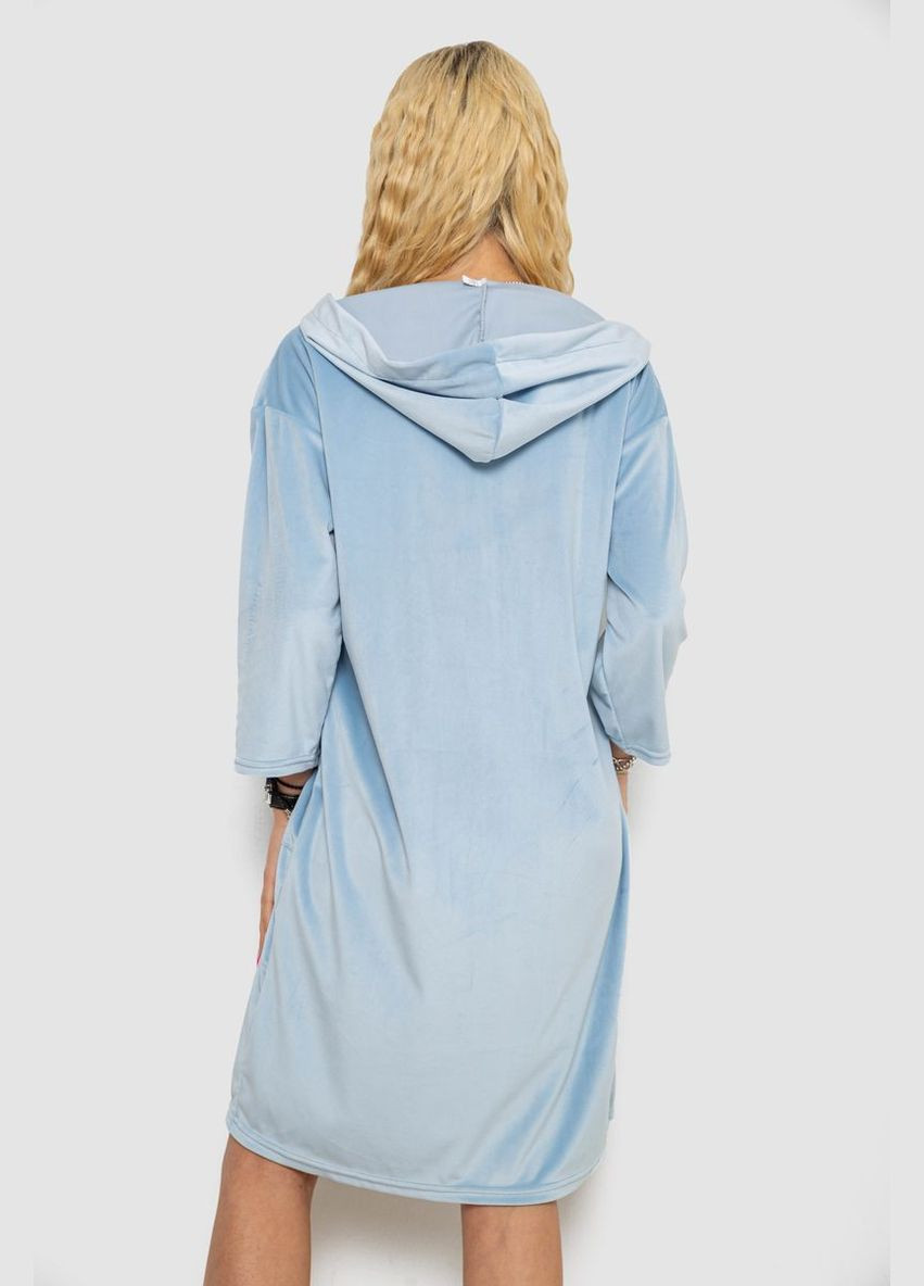 Халат женский велюровый на молнии Fashion (338597403)