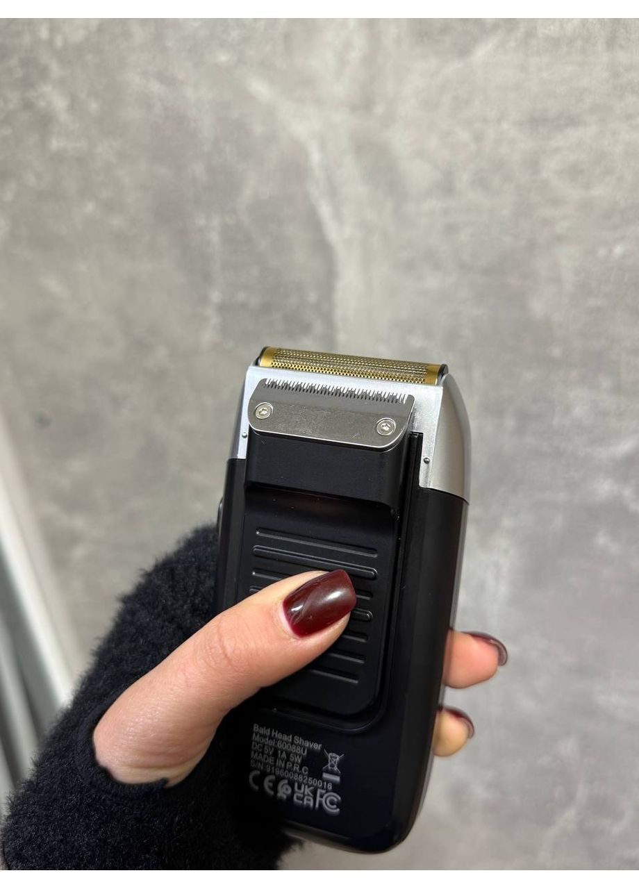 Электробритва Шейвер 60088 беспроводная Черный с серым DSP (369761895)