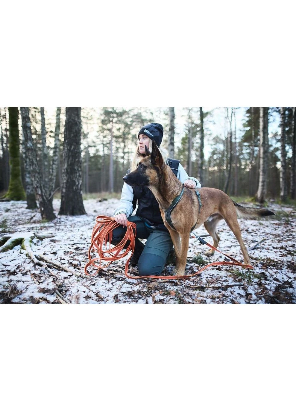 Повідець для собак Friction long line Помаранчевий 10 м Non-stop dogwear (391441401)