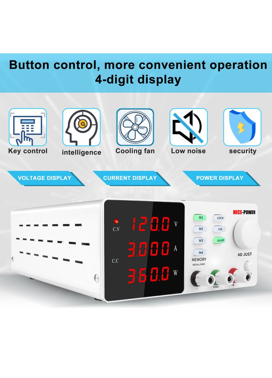 Імпульсний лабораторний блок живлення SPPS-S1203 SPS (369608348)