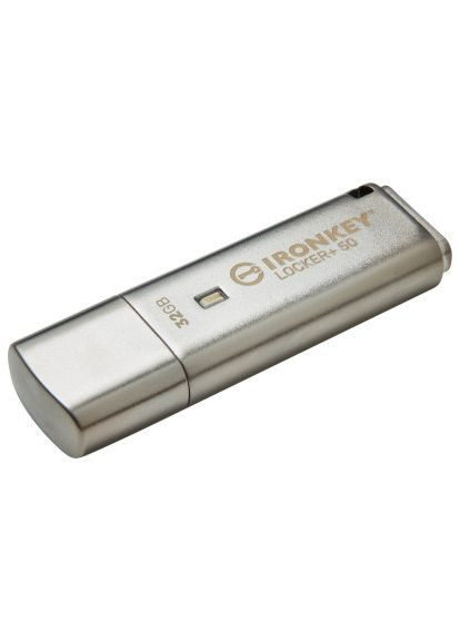 USB флеш накопичувач (IKLP50/32GB) Kingston 32GB IronKey Locker Plus 50 AES Encrypted USB 3.2 (366695389)