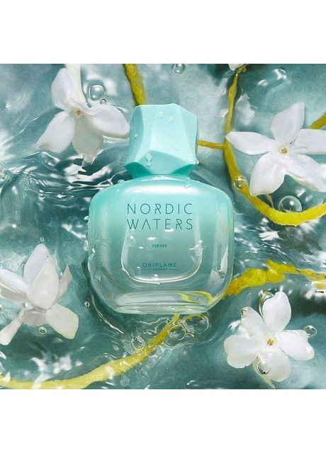 Жіноча парфумована вода Nordic Waters Нордік Уотерс Oriflame 50 мл ніжний свіжий акватичний аромат Issey Miyake (369502848)