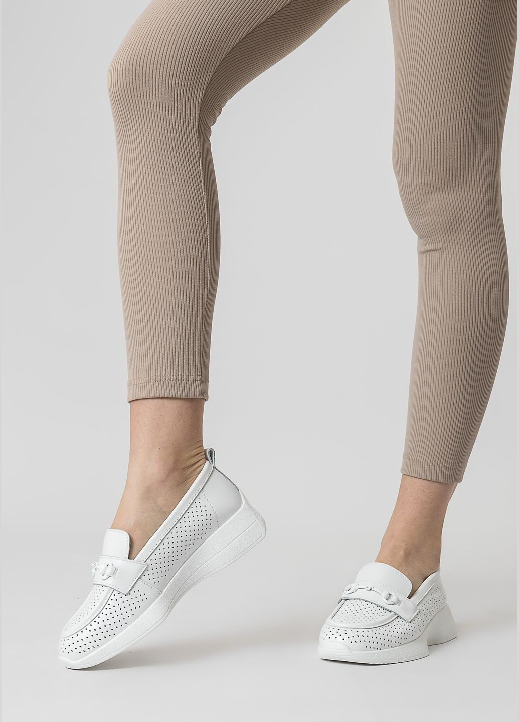 Lifexpert Туфли (2188ТВ) белый з натуральная кожа, — лето (328912610)