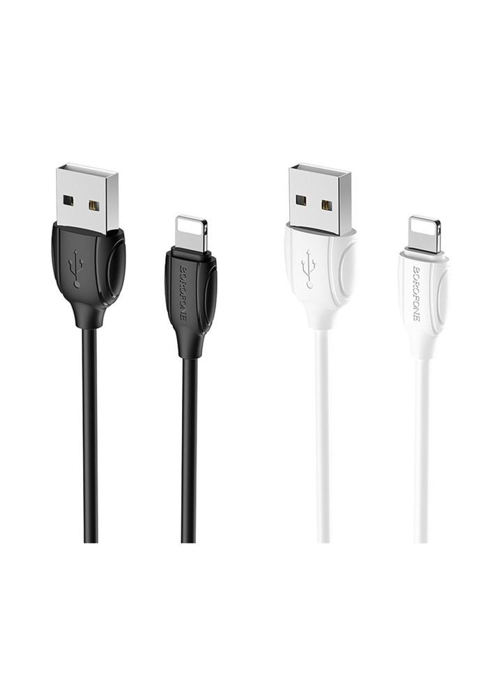 Кабель USB BX19 Benefit Lightning 2.4A 1m Borofone (337994921)