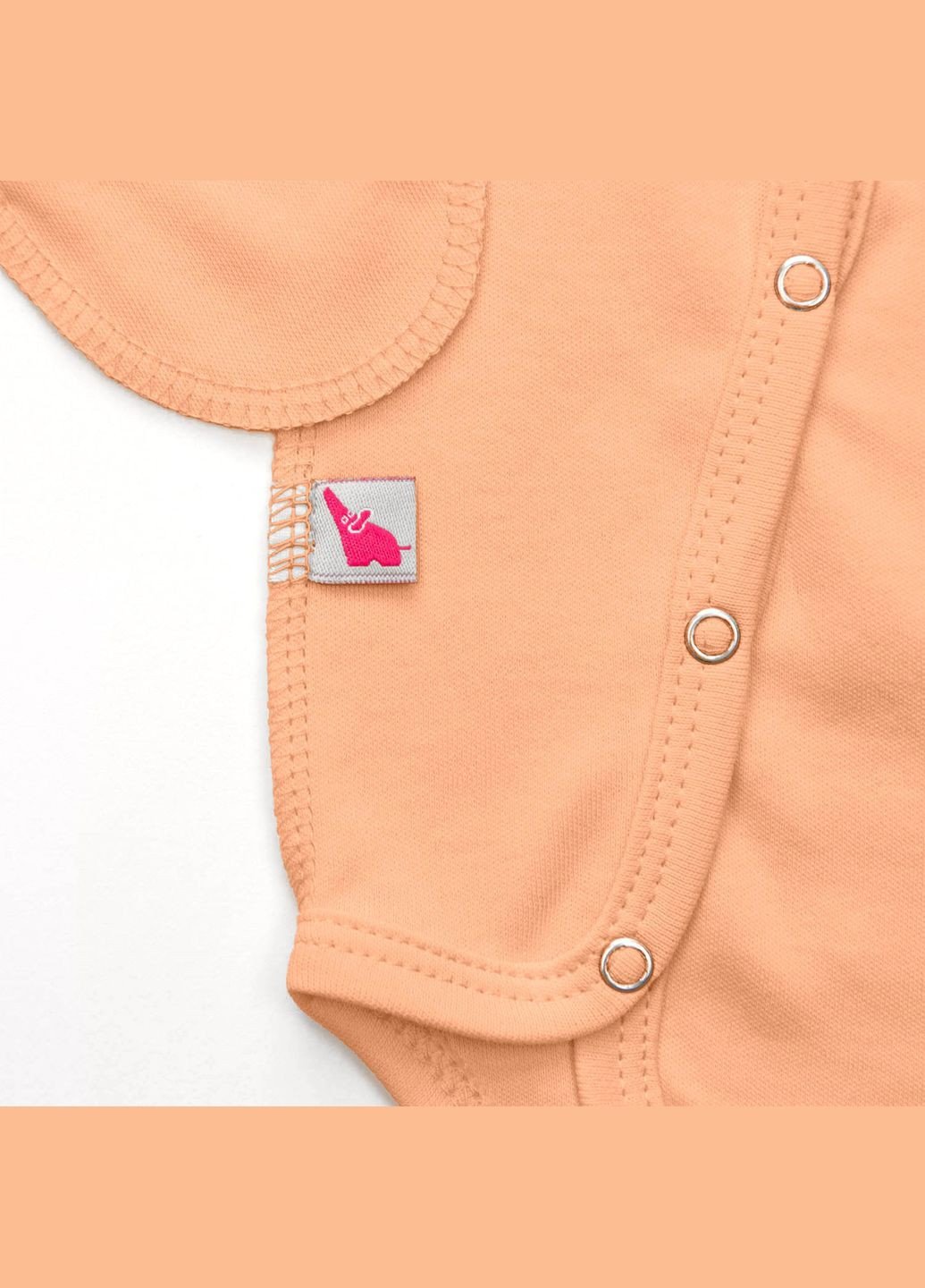 Боді з діагональною застібкою по всій довжині Peach Tunes (315893380)