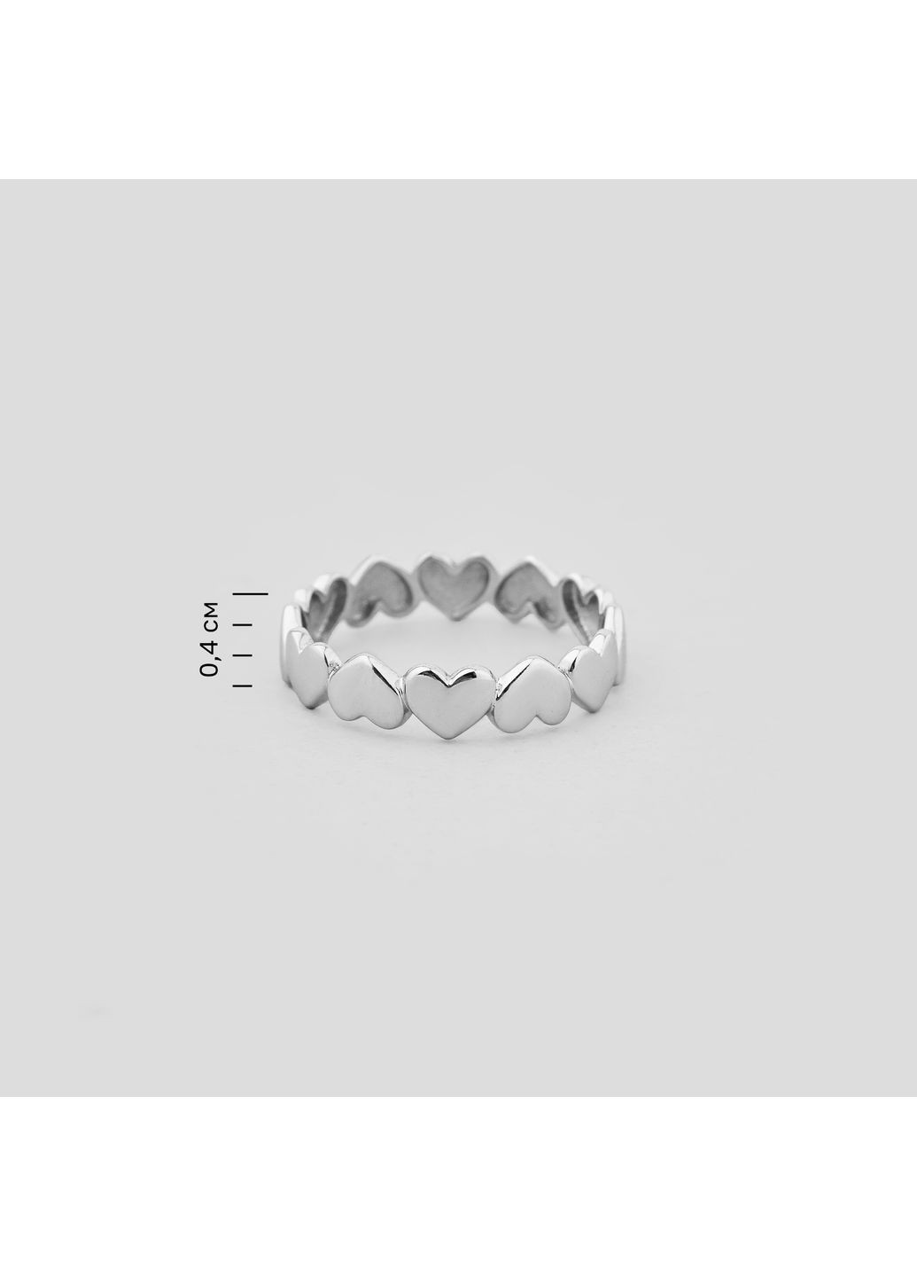 Каблучка Сплетіння сердець Minimal (338795268)