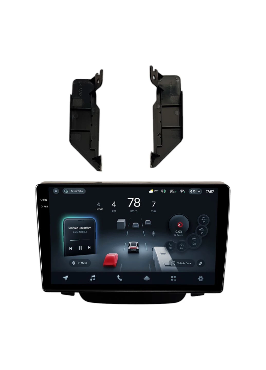 Штатна магнітола CC4 Pro 2K 12+256 Gb Hyundai i30 2011-2017 Black A-MOD 9" Teyes (395846785)
