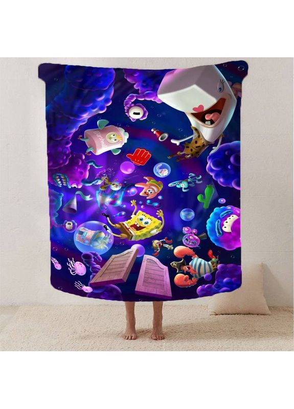 Плед 3D Губка Боб 29940 180х215 см FlexDress (368763498)