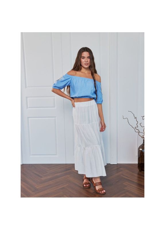 Красивий літній топ, Розмір Одягу S, Колір Білий Badger (354697665)