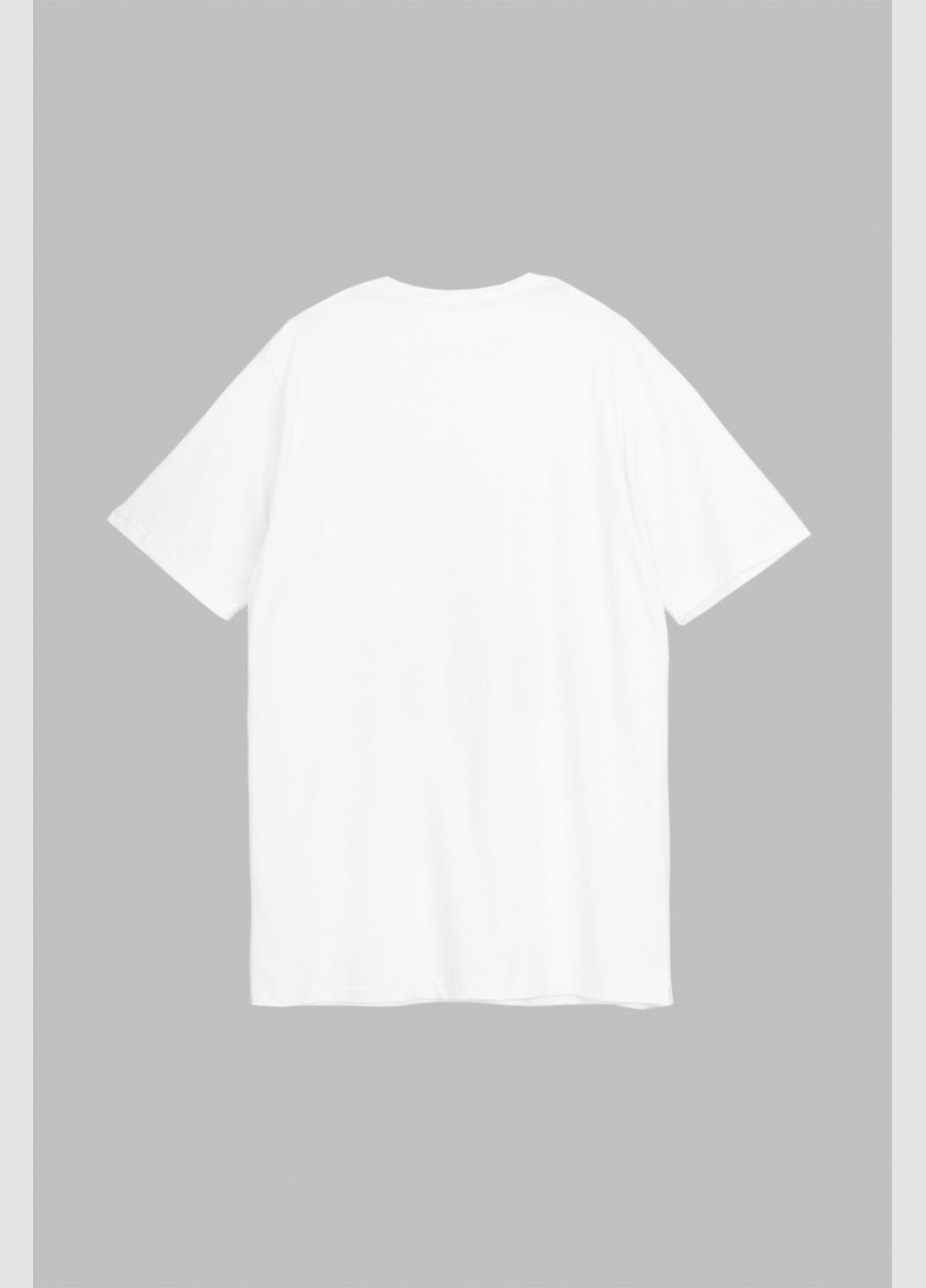 Біла футболка з принтом чоловіча hp-063 (2000990477705s) shop (2000990477705) Hope
