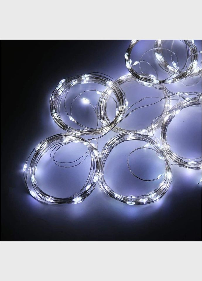 Гирлянда штора "Лучи росы" ZABI-12 W 3*2 м белая с USВ и пультом Bambi (300388336)