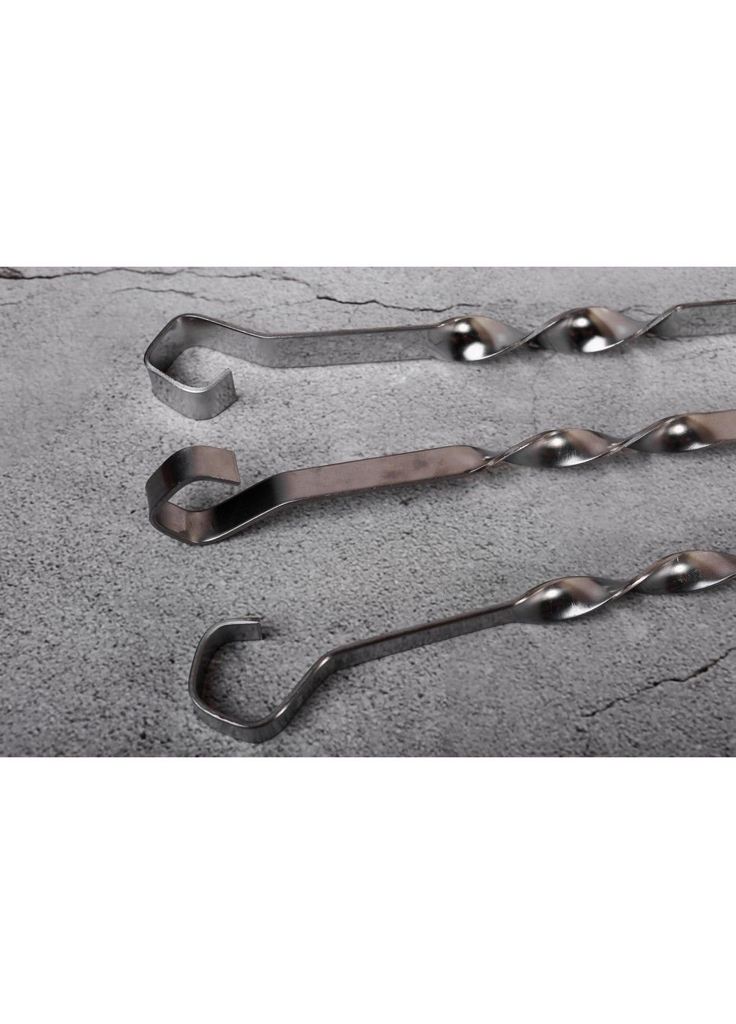 Набір шампурів 6 шт. 450*10*1,5 мм Premium Wood&Steel (295447288)