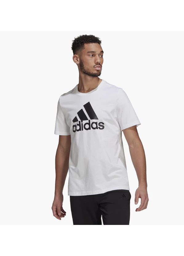 Біла футболка essentials big logo tee white gk9121 adidas