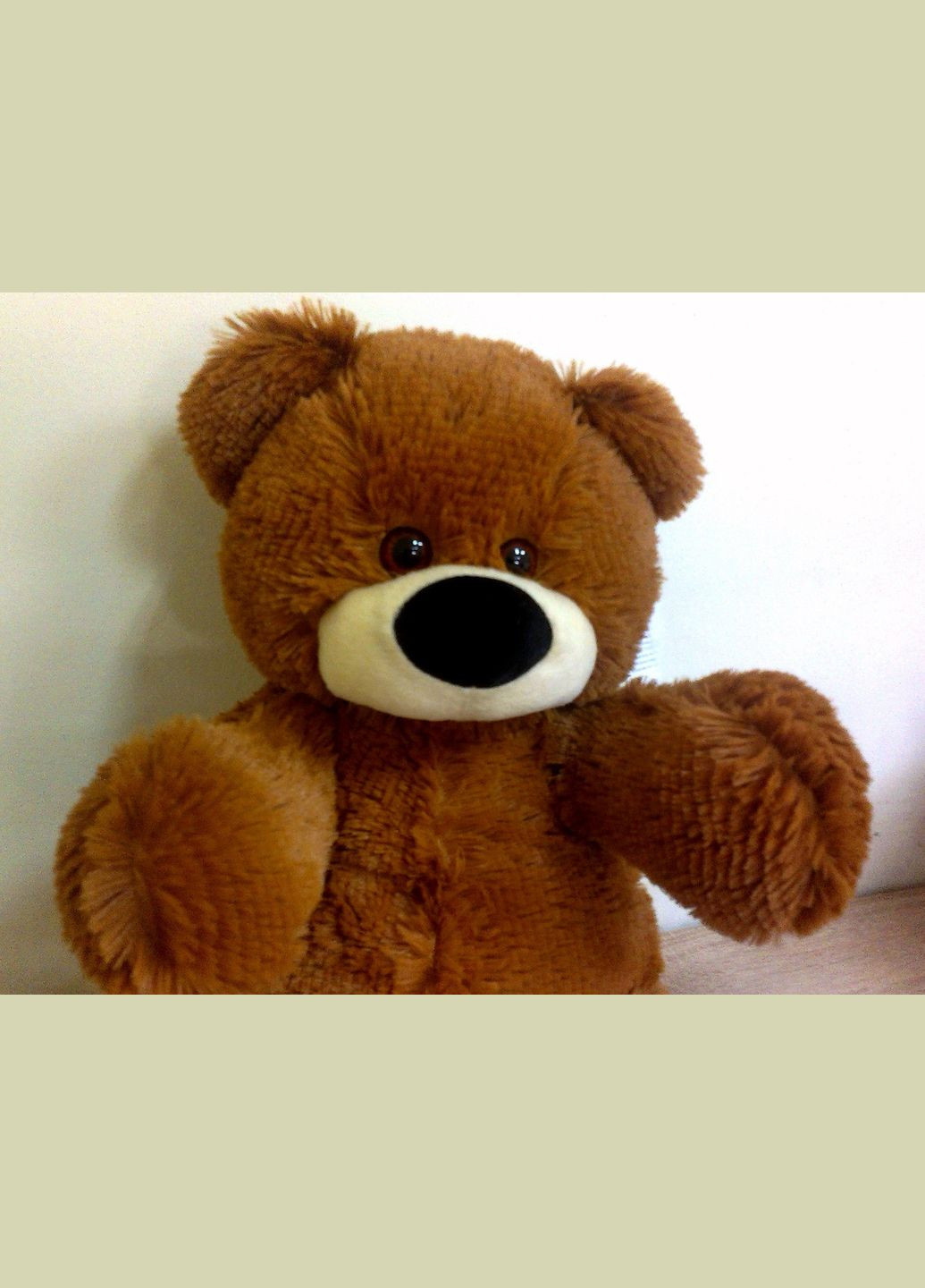 Плюшевый медведь Бублик 45 см коричневый Алина (280915598)