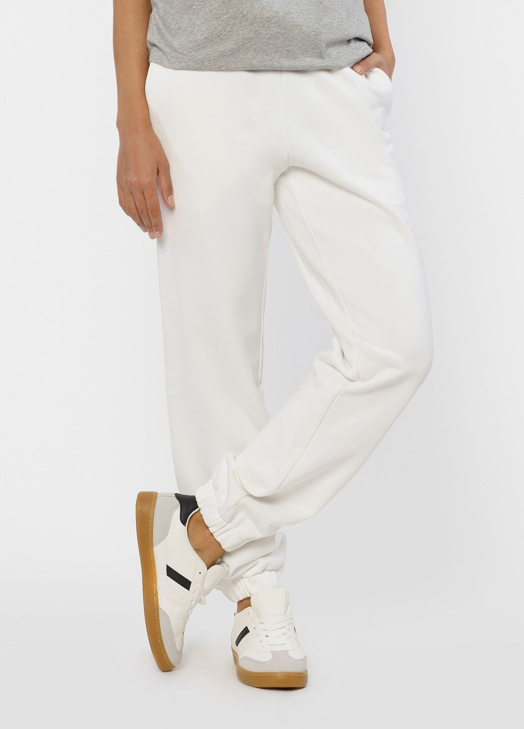 Белые кэжуал зимние брюки Arber
