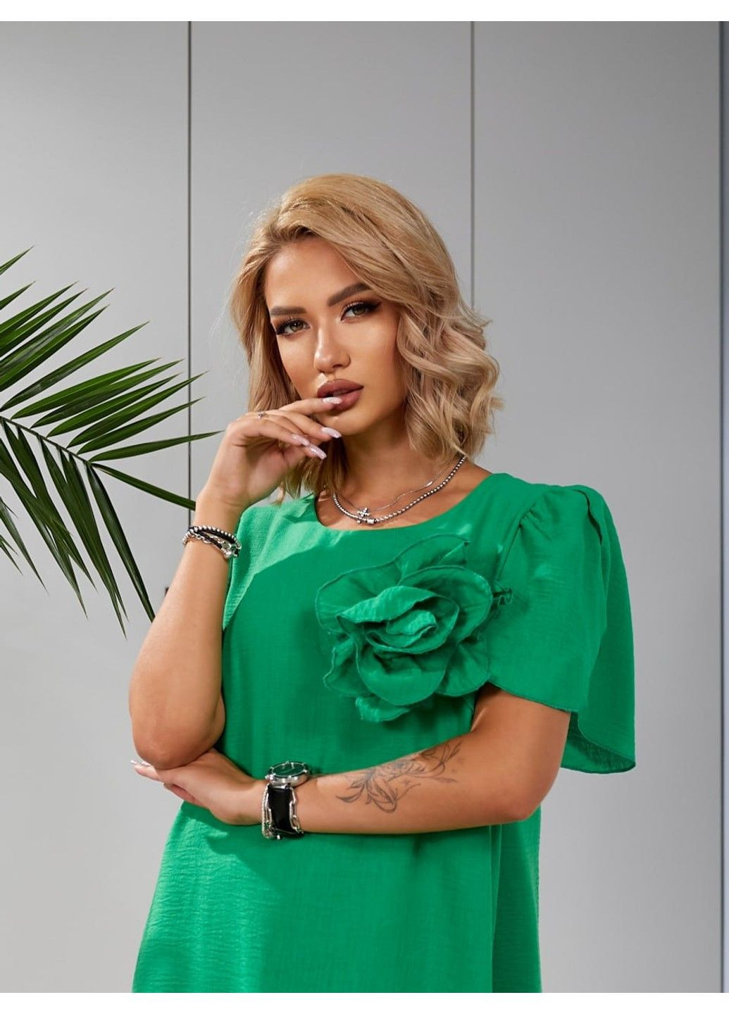 Зеленое платье 200757/2 DIA COSA