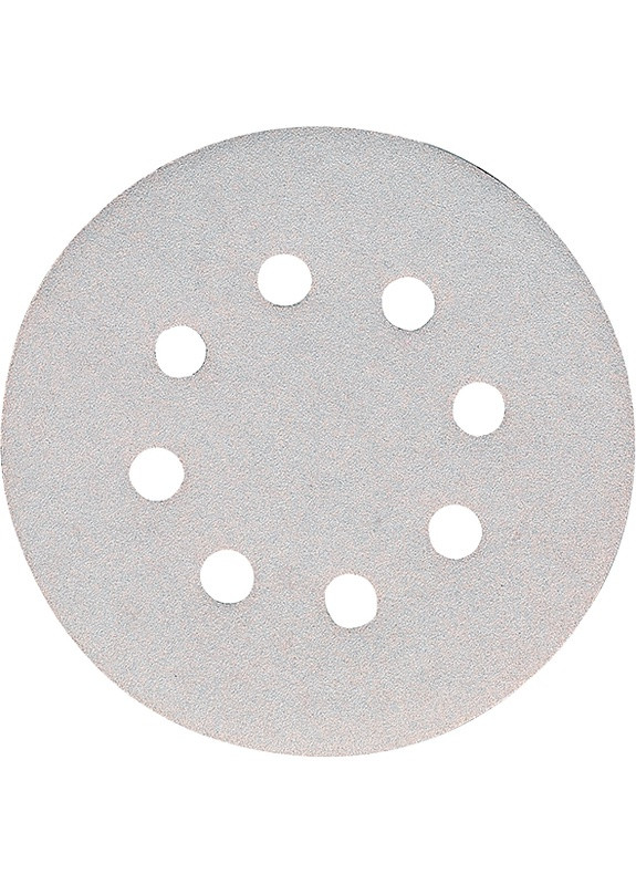 Набір шліфувального паперу P-37421 (125 мм, 8 отворів, К120, 50 шт) білий шліфпапір шліфувальний диск (6890) Makita (295040752)
