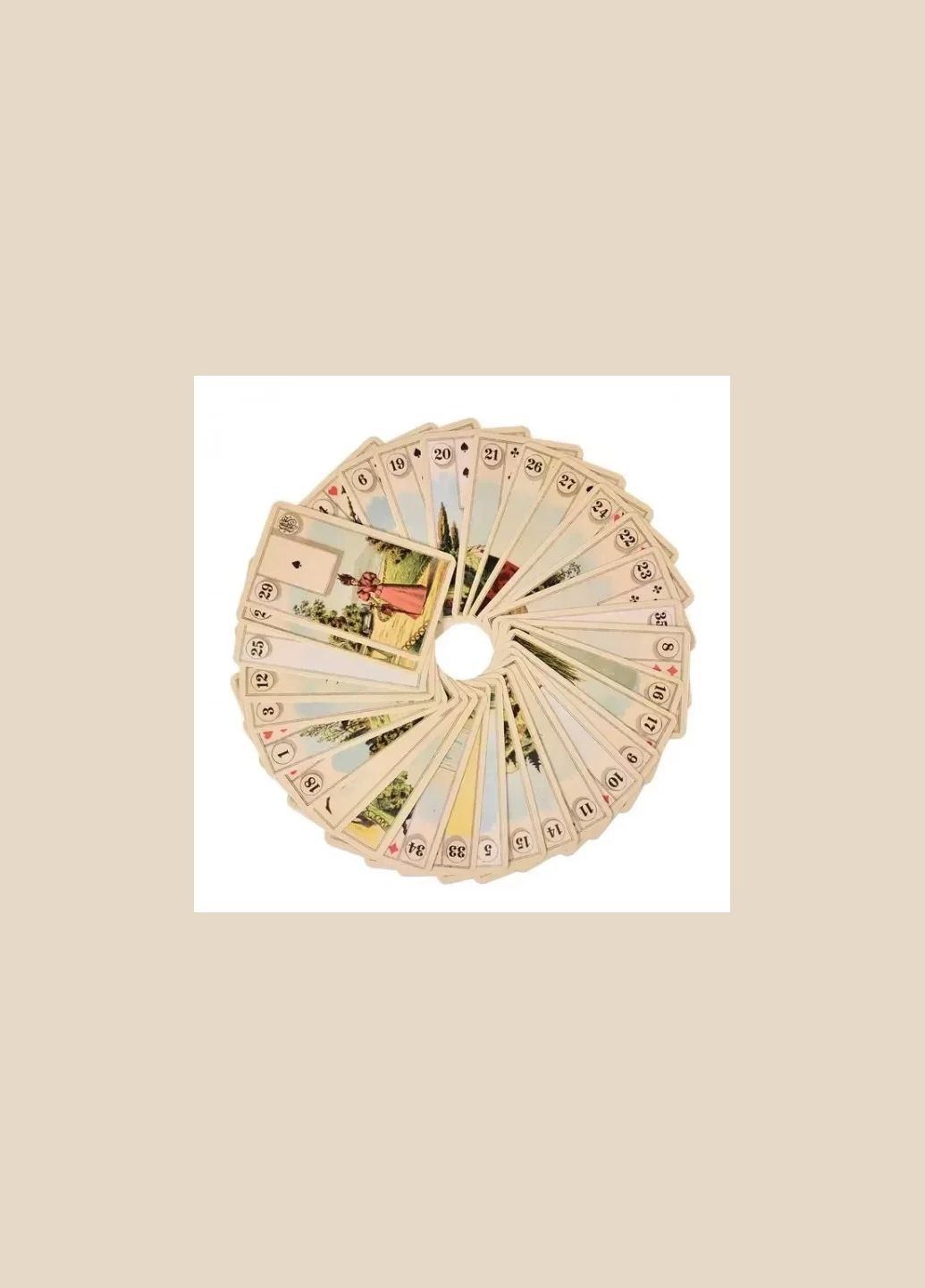 Карты Оракул Расписание Ленорман (Grand Tableau Lenormand Oracle) 36 шт. Taro (330827158)