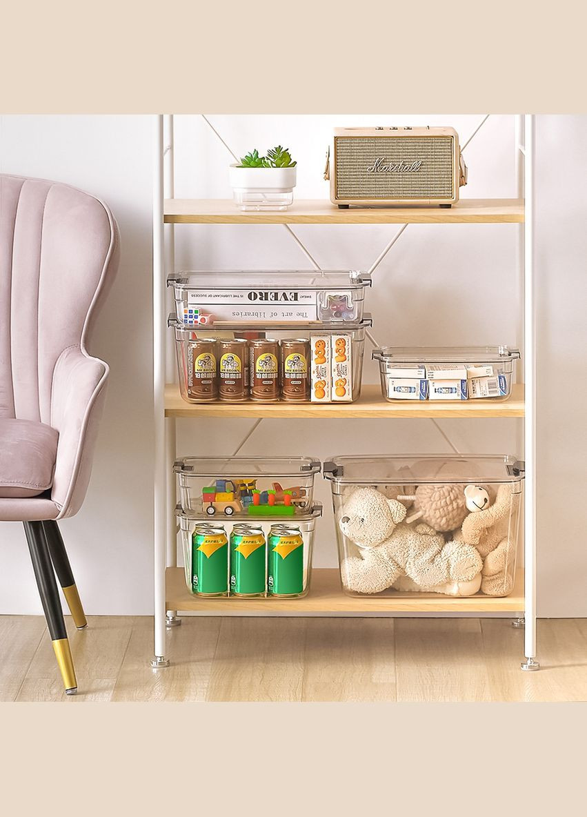 Ящик із кришкою MY HOME Прозорий L (FH-35 L T) МВМ (365280847)