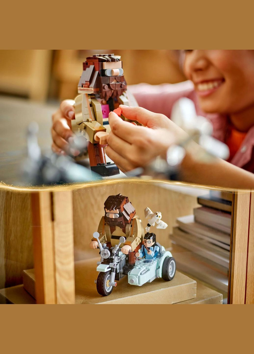 Конструктор Harry Potter Поездка Хагрида и Гарри на мотоцикле, 617 деталей () Lego 76443 (328401517)