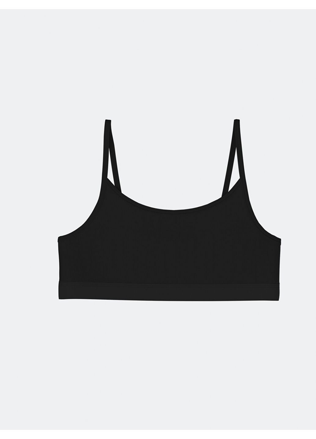 Чорний бюстгальтер безшовний зі знімними вкладками для жінки cares 991126140-720 чорний Primark поліамід, еластан