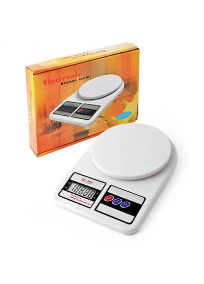 Весы кухонные электронные до 7 кг Electronic Kitchen Scale SF-400 (Электроник Китчен Скейл) Digital (363832730)