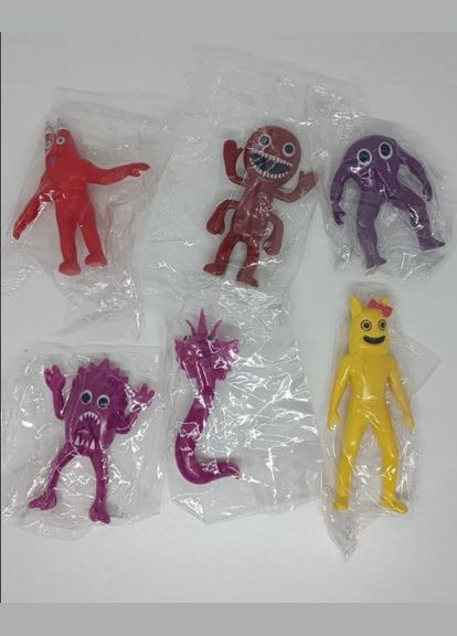 Райдужні друзі фігурки набір іграшок Rainbow Friends 6 шт Shantou (290254220)