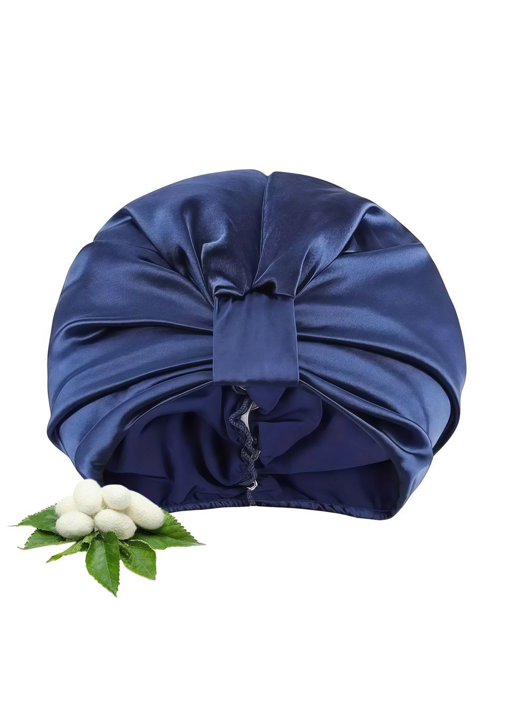 Однослойный шелковый бонет для волос 100% Silk (синий) Maryuphair (362207800)