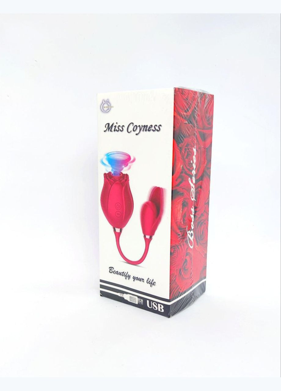 Подвійний Вібратор Boss Series Miss Coyness ROSE No Brand (303892829)