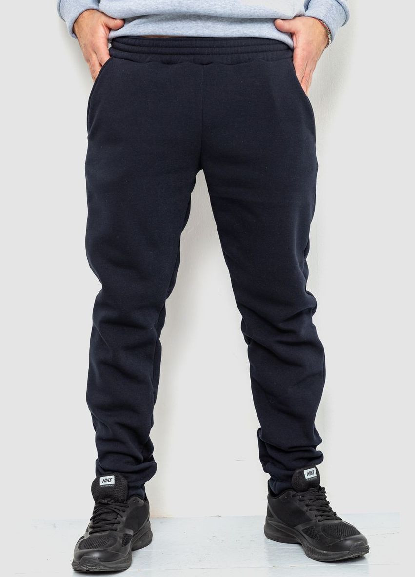 Спорт чоловічі штани на флісі однотонні, колір світло-сірий, Ager (271961056)
