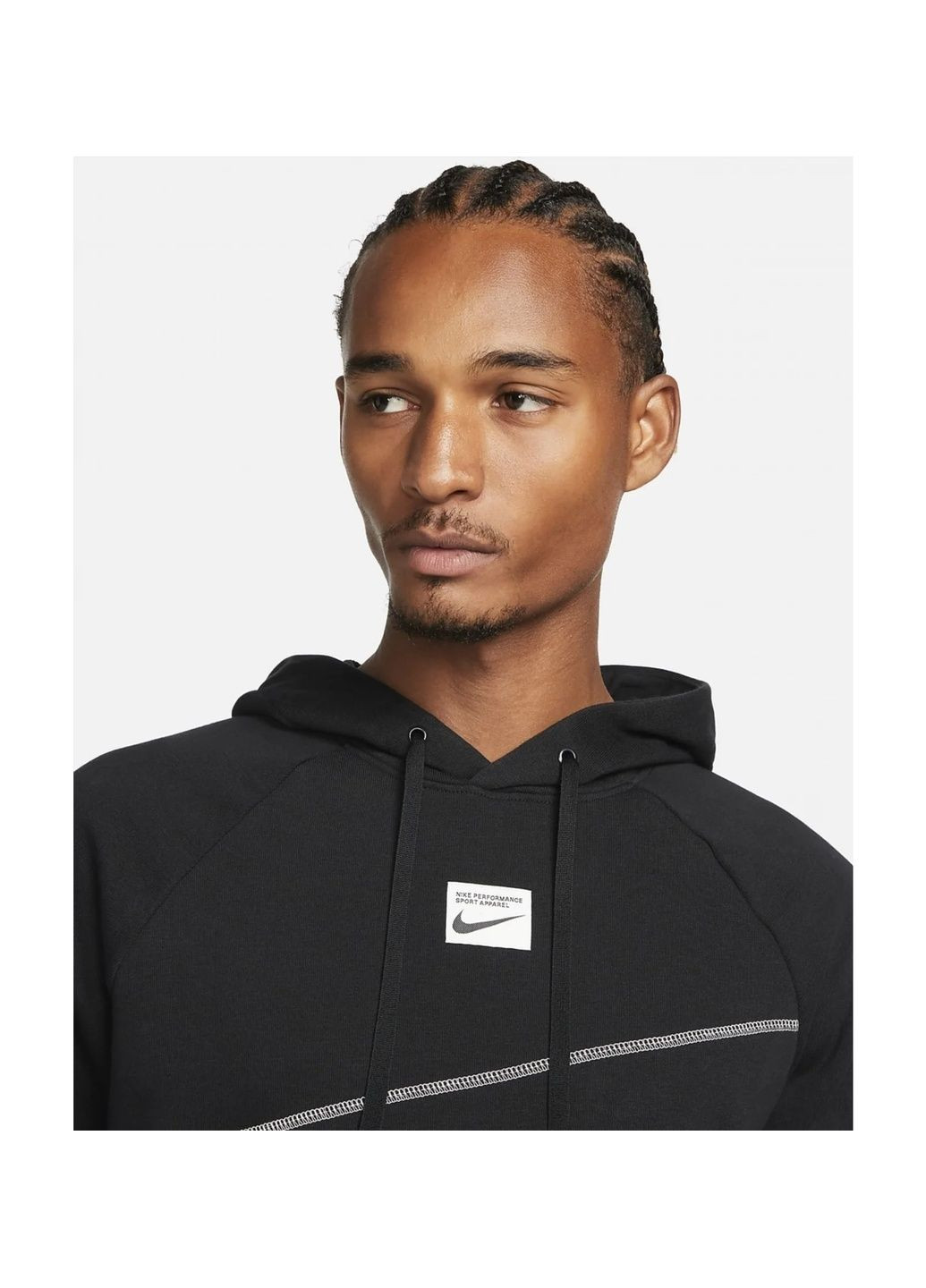 Худі чоловіче Dri-Fit Black Dq6620-010 Nike (364662776)